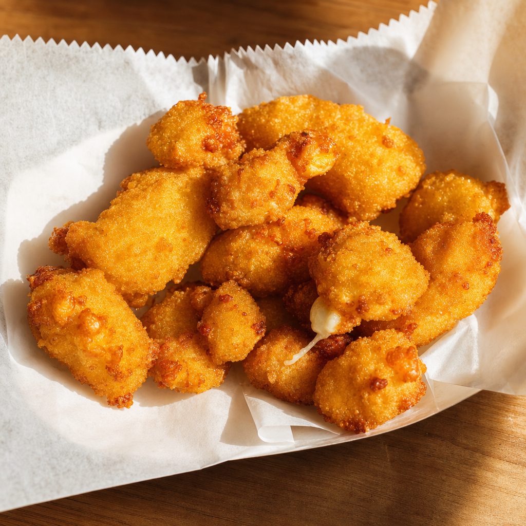 CHEESE CURDS.
